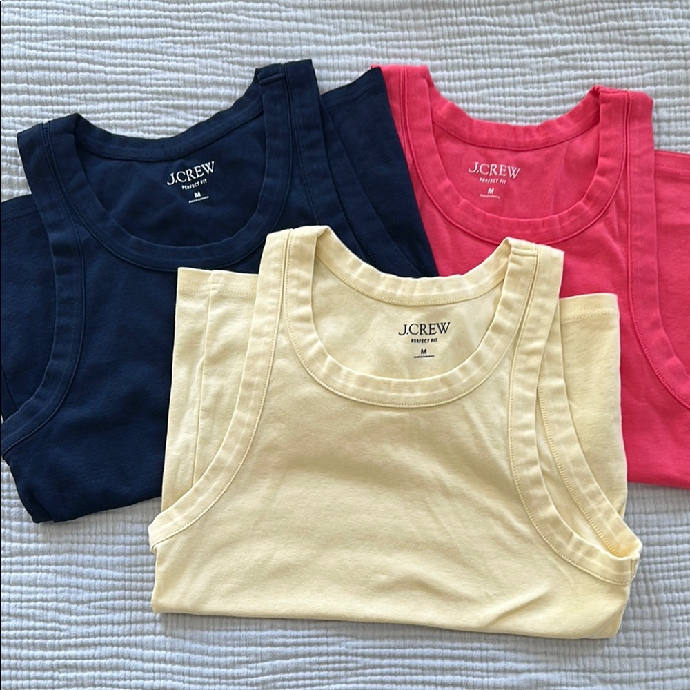 NWOT Bundle of 3 J. Crew Tanks